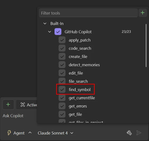>  Unlock language-specific rich symbol context using new find_symbol tool - Visual Studio Blog dlvr.it/TQvSC3
