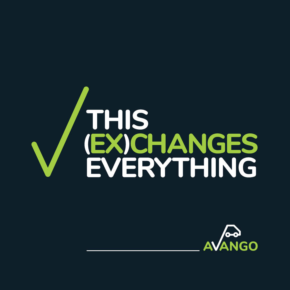 This (Ex)changes Everything.

For too long, the majority of courier work in the UK has been under the control of one single super-power.

Avango levels the playing field.

Customers 🤝 Drivers

#AvangosAnywhereYourCargos #ViveLaTransportRevolution #ExChangesEverything