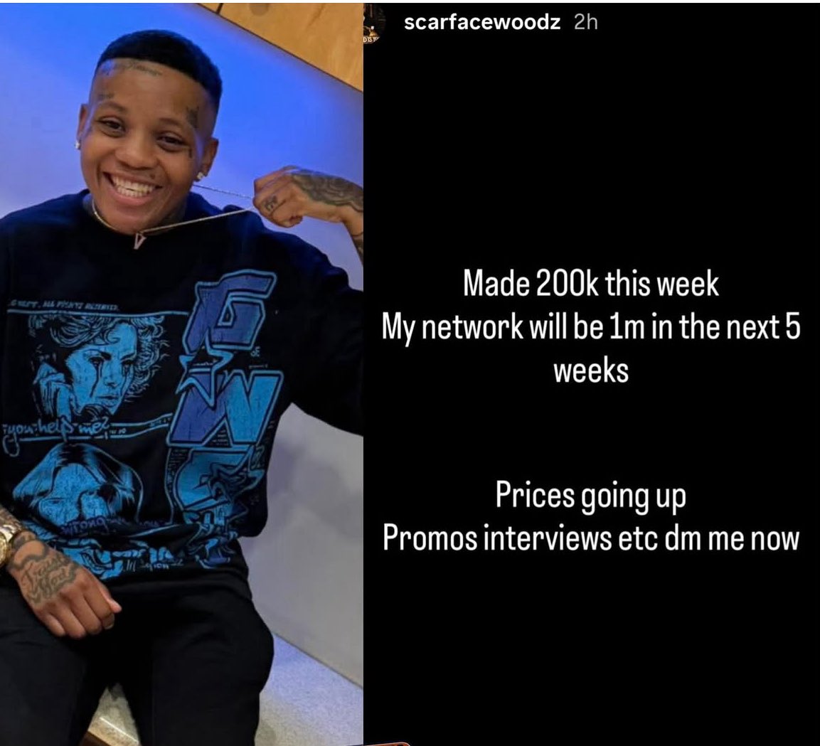 Poetikflakko's tweet image. GLORILLA’S SISTER BRORILLA SAYS SHE MADE $200K THIS WEEK, AND IN FIVE WEEKS SHE WILL BE WORTH A MILLION DOLLAR‼️👀