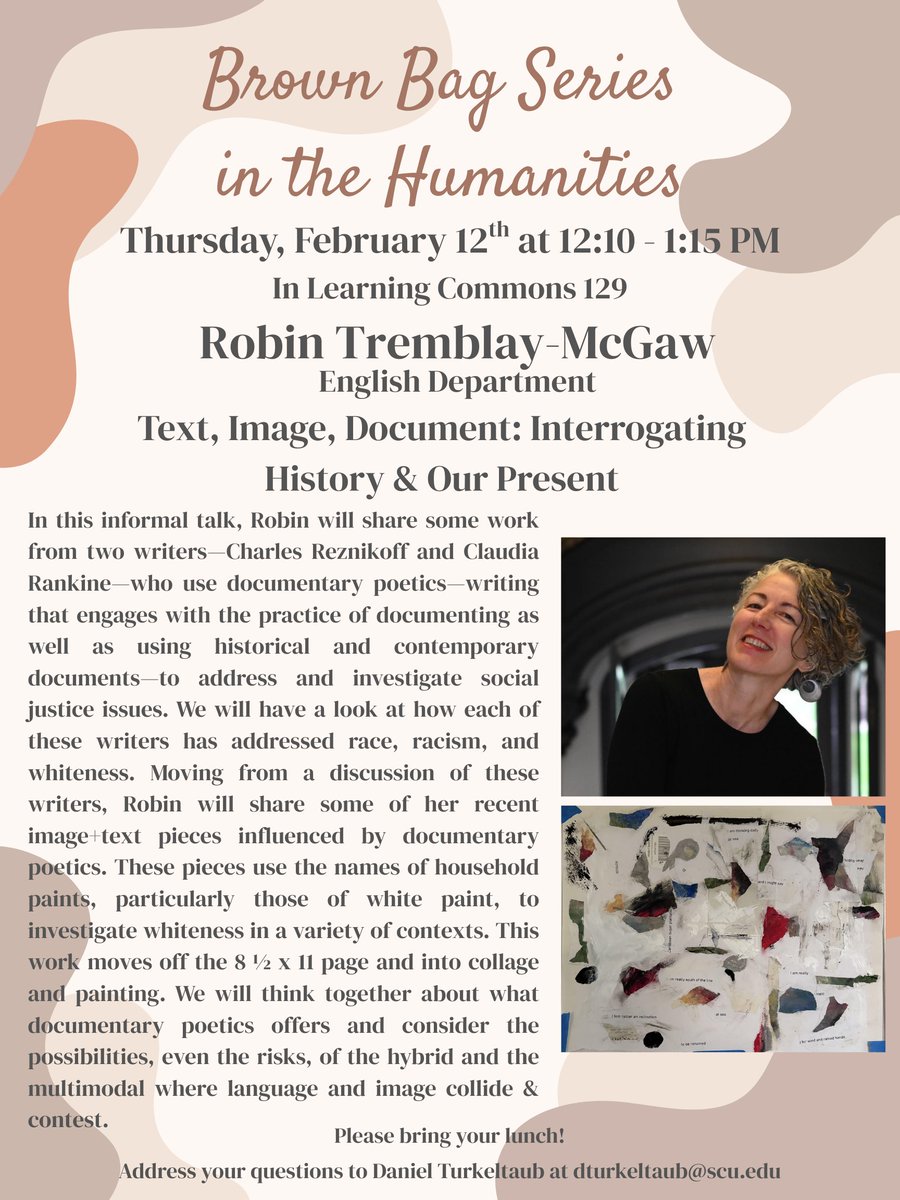 SCU Center for the Arts and Humanities tweet media