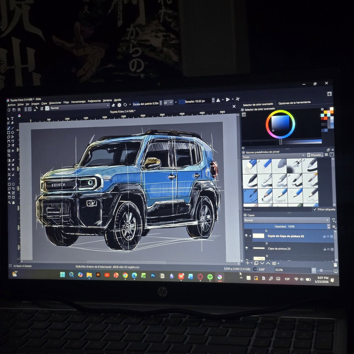fflaviarts's tweet photo. @yuniisen Hiiii! I'm trying to revive my art account here on X, because I want to start doing commissions. 

I used to do automotive art but I try to do a little bit of everything :) https://t.co/crIyeVevXb