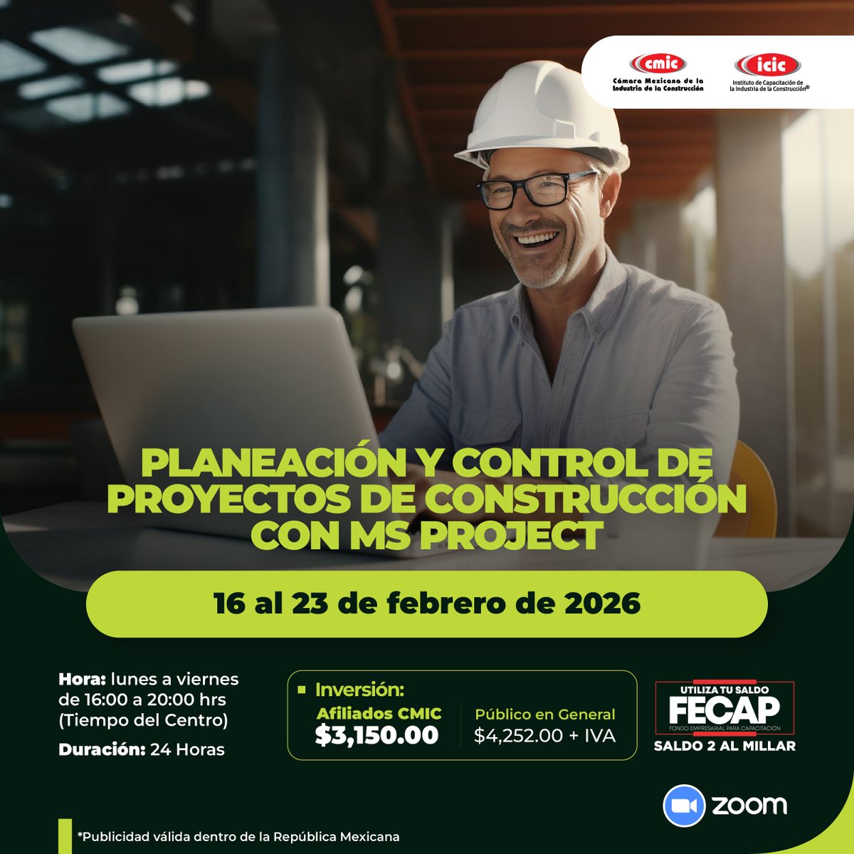 ¿Quién dice que gestionar proyectos de construcción tiene que ser complicado?
Descubre cómo optimizar tus proyectos con Microsoft Project:

¡Mejora tus habilidades en gestión de proyectos!

📲Escríbenos para más información: bit.ly/CursosICIC