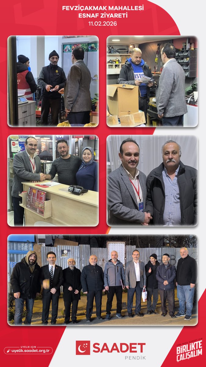 saadetpendik's tweet photo. Fevziçakmak Mahallesi ESNAF ZİYARETİ https://t.co/ggToNuikZG