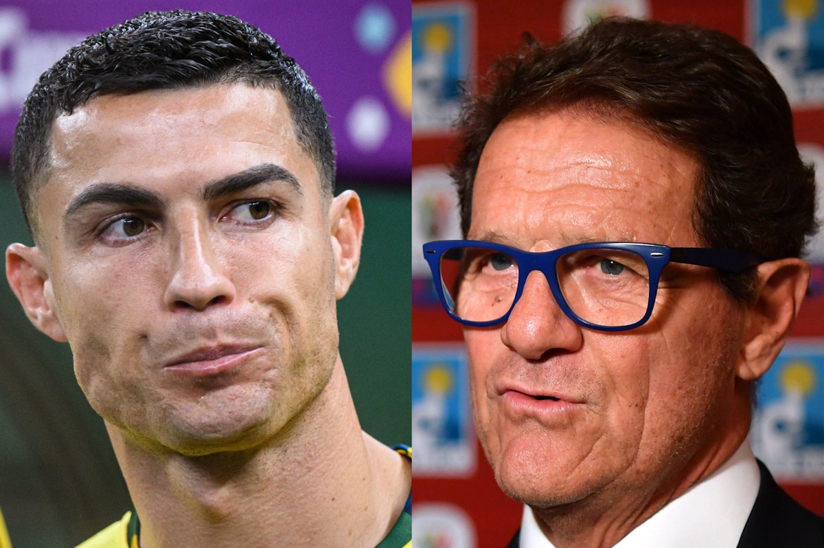 🗣️🚨Fabio Capello: "The best are Pelé, Maradona, Messi. And Ronaldo a, the Brazilian one, not Cristiano. He's a good player, but not at that level. He scores goals, but the others have that extra imagination. 

“He doesn't have the genius of Messi, Maradona or Ronaldo Nazario.