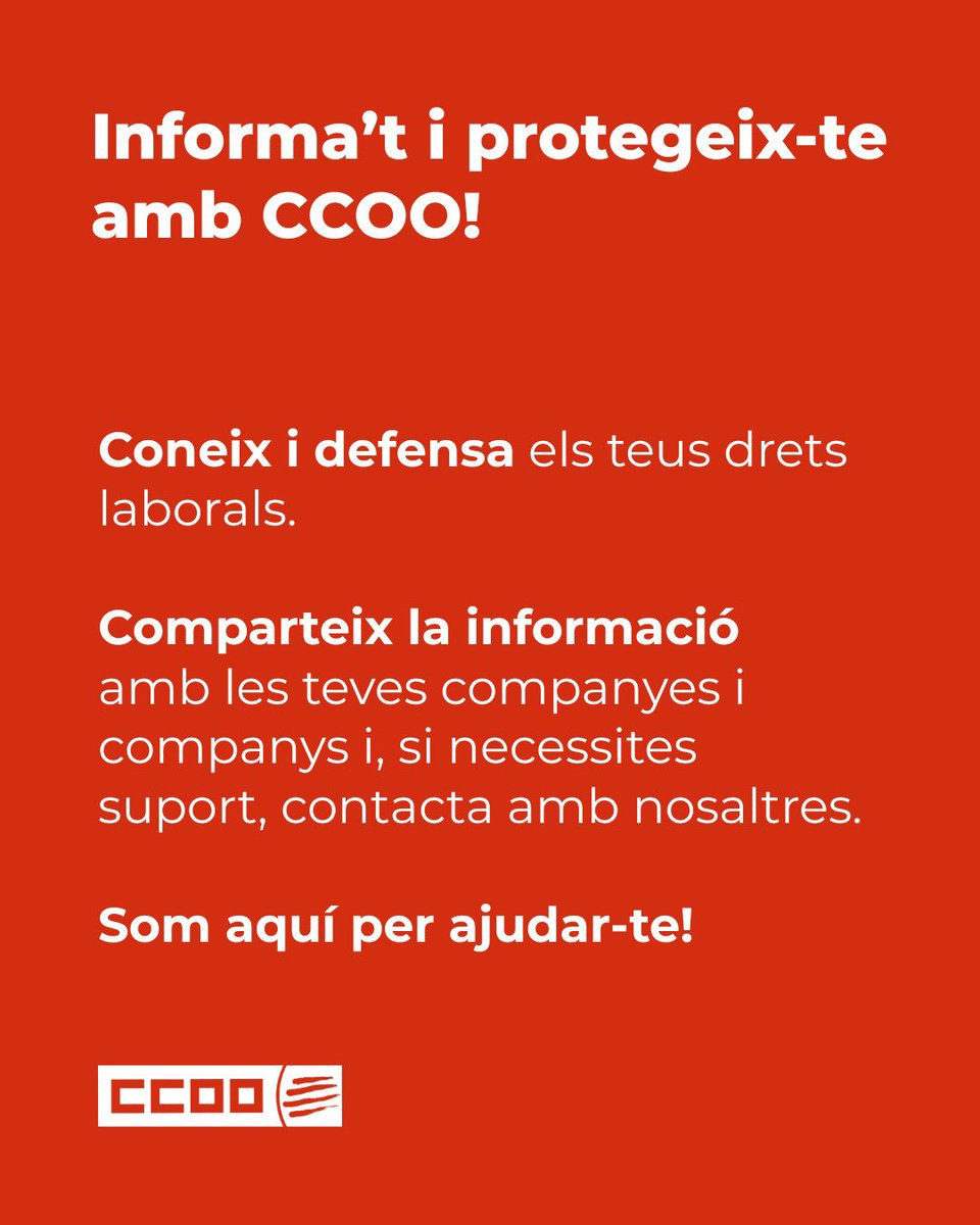 És una autèntica vergonya que hi hagi polítics/ques que es pensen que són “señoritos del cortijo” i que poden fer els que els roti sense donar explicacions a ningú. Al personal, organitzeu-vos, teniu vosaltres la precaució que no tenen els vostres caps i reivindiqueu drets ✊