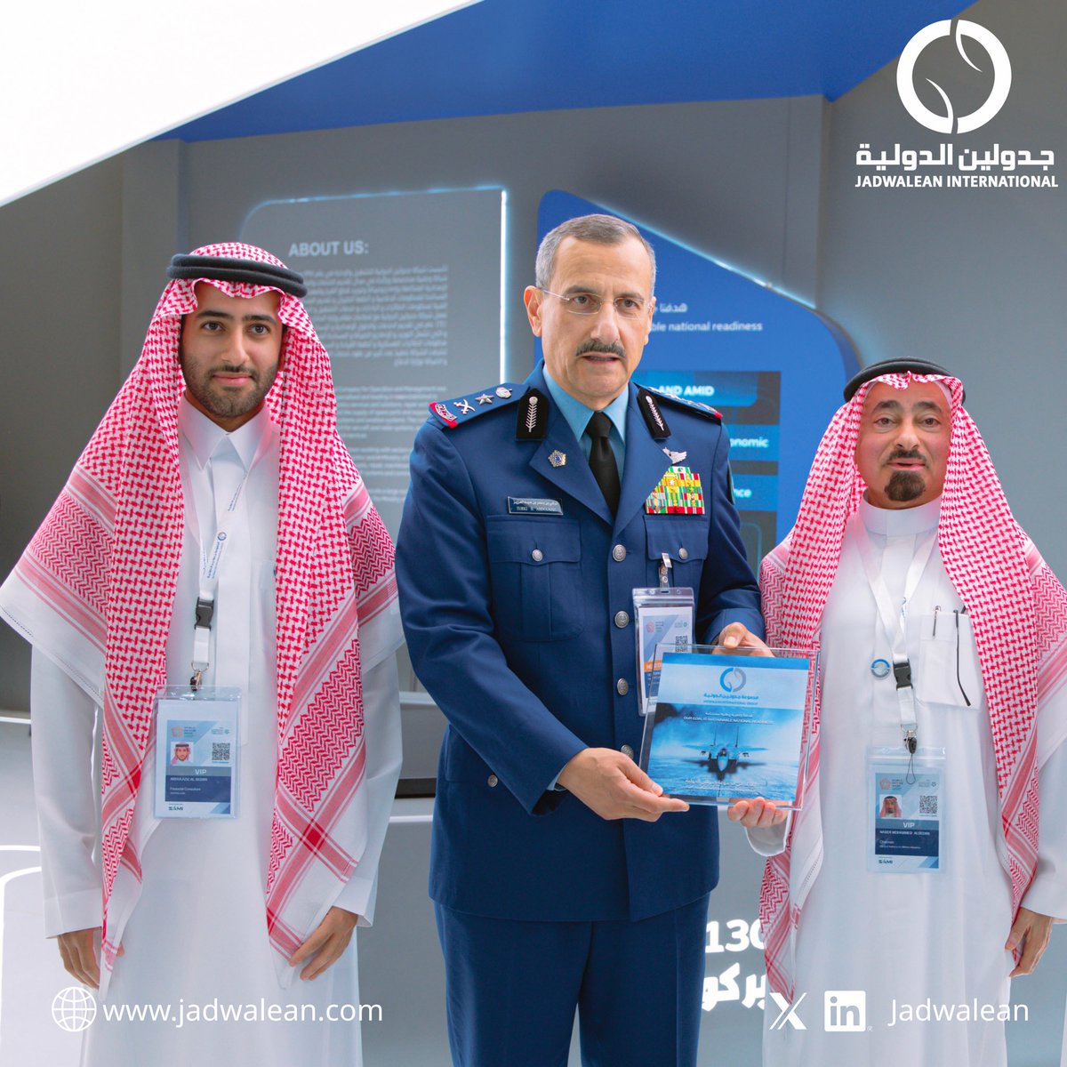 تشرفنا في #مجموعة_جدولين_الدولية بلقاء صاحب السمو الملكي الأمير الفريق الركن تركي بن بندر بن عبدالعزيز، قائد القوات الجوية، وتم إطلاع سموه على أحدث المشاريع والقدرات المحلية التي تساهم في تحقيق مستهدفات الصناعات العسكرية 🇸🇦

#معرض_الدفاع_العالمي
#مستقبل_التكامل_الدفاعي 
#WDS2026