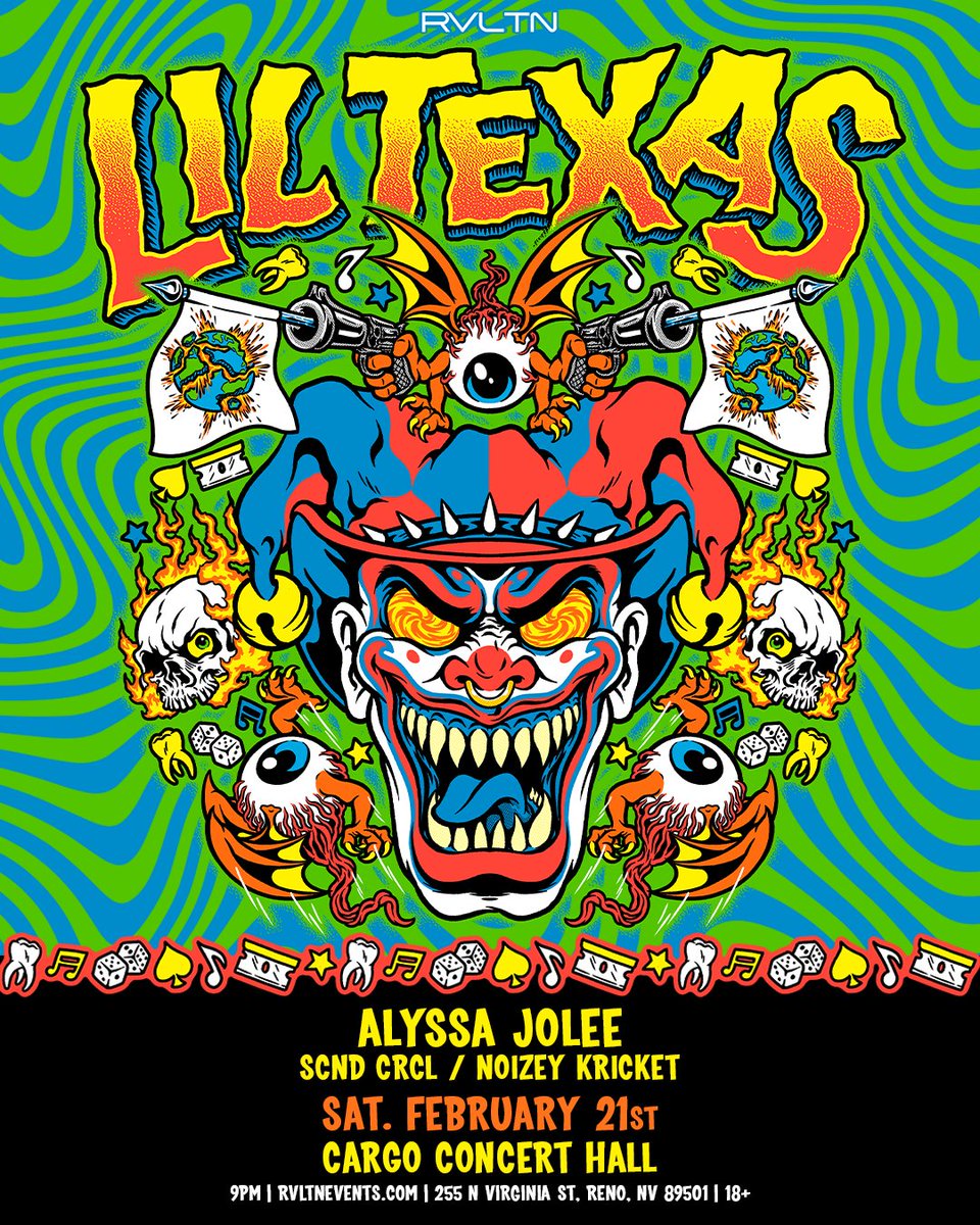 YEEHAW BUT MAKE IT HARDCORE 🤠🔥
We're just 10 days away from #LilTexas &amp; #AlyssaJMo RAMMING into #CargoConcertHall! It's going to be a WILD RIDE! 🐎 Grab your tickets at bit.ly/LilTexCCH26 while there's still time! ⏱️
