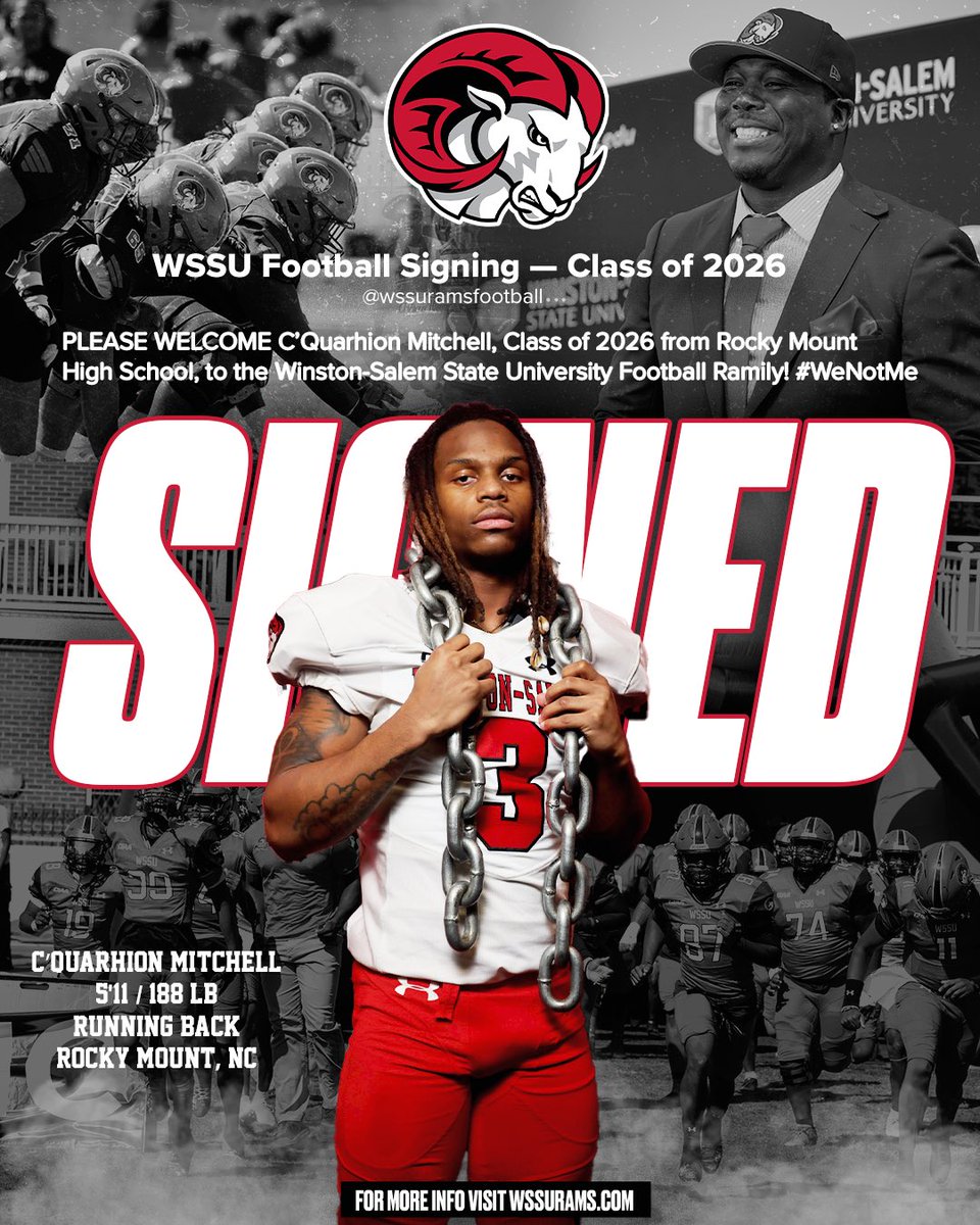 WSSU Rams Football tweet media