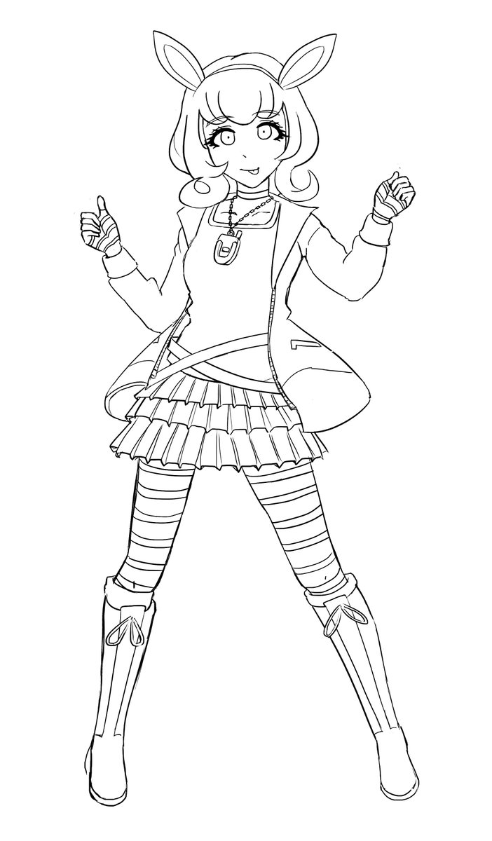 Tenmma145's tweet photo. #commissionsopen !! Here is a time lapse of how I work. The final price was 30 dollars. Thanks to @Big_Bickey for trusting in me.

#danganronpa #charactersheet #Commission https://t.co/HCLXAgwTDo