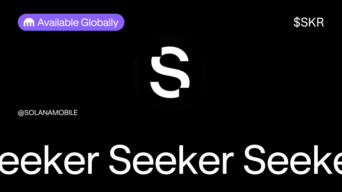 $SKR by <a href="/solanamobile/">Seeker | Solana Mobile</a> is now available for trading worldwide on Kraken.

SKR powers the Seeker ecosystem through decentralized governance, staking rewards, and secure device verification.

Start trading today → app.kraken.com/JDNW/SKR