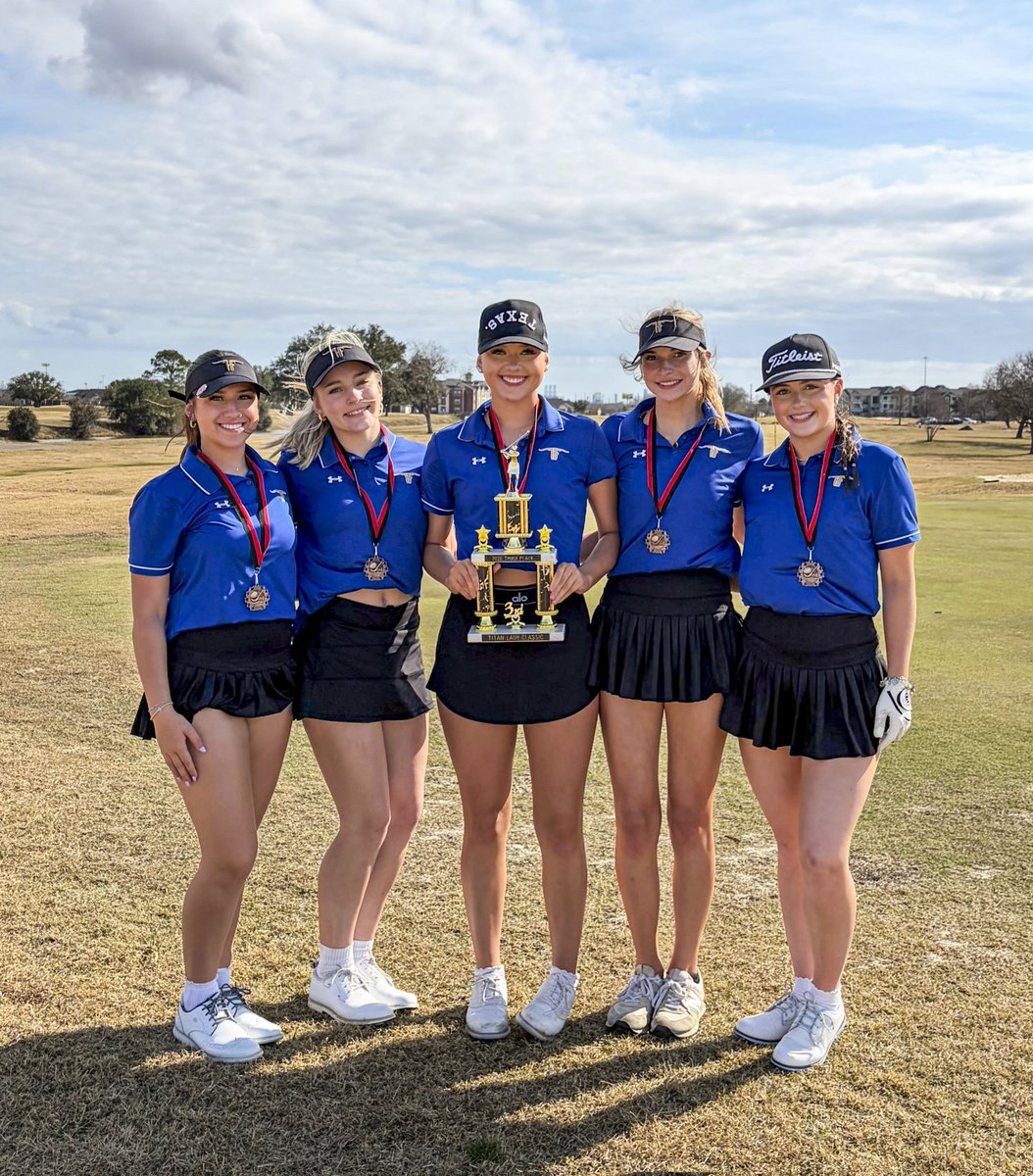 HFISD_Longhorns's tweet photo. HOW BOUT THEM LADY HORNS! β³ππ
Congratulations to our Hamshire-Fannett High School girls golf team on an outstanding 3rd place team finish at the 2026 Port Arthur Memorial Invitational at Babe Zaharias Golf Course!
#WeAreHFISD #HornsUp #409Sports https://t.co/iF9ZOFQ7rZ