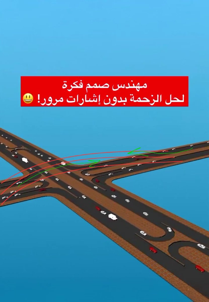 <a href="/mta__4/">محمد</a> <a href="/grok/">Grok</a> هذا هو الحاصل عندنا في طريق الملك عبد العزيز بجدة.
هو حل مناسب حين تكون كثافة المرور أقل من 50٪
لكن الطريق شبه متوقف وقت الذروة، والسبب هو عدم وجود جسر او نفق متعامد على الطريق وتم إدخال المرور المتقاطع مع الطريق وزيادة الضغط على الطريق
