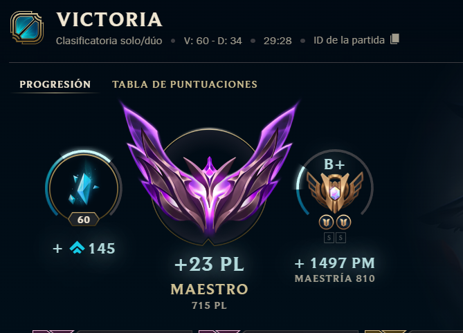Poco a poco cerca de Gran Maestro en Euw