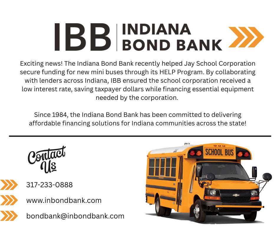 We're proud to support Indiana school corporations with financing programs that help maximize every tax dollar. Contact us to learn how we can support your next project!
