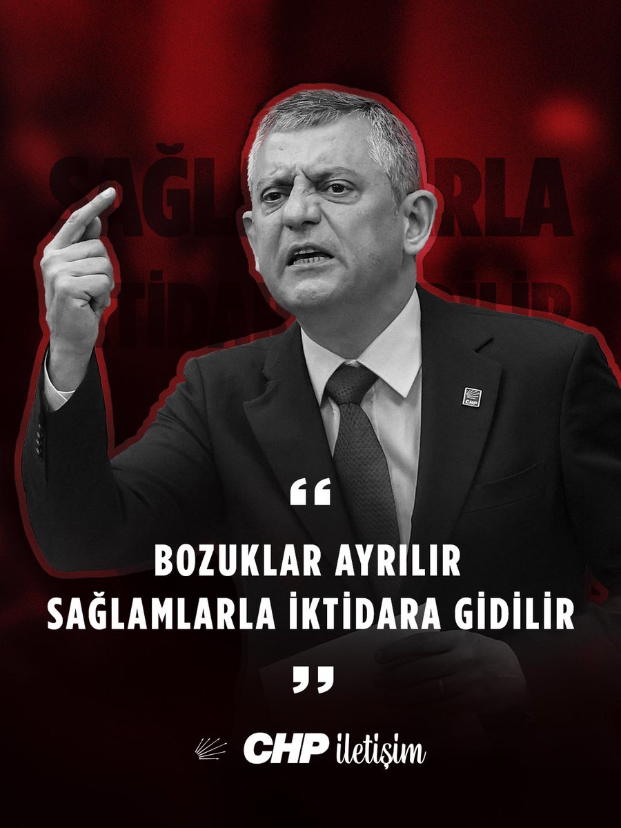 “Bozuklar ayrılır, sağlamlarla iktidara gidilir!”