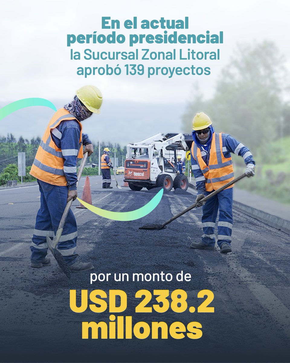 BDEcuadorBP's tweet photo. 🚧 #GestiónQueTransformaTerritorios

En el cantón #ElEmpalme, el #BDE financia obras que transforman la vida diaria de la ciudadanía: calles asfaltadas, aceras y bordillos que mejoran la movilidad, la seguridad y el orden urbano.

✅ #ElNuevoEcuador avanza con obras reales, impulsadas por el liderazgo del presidente @DanielNoboaOk.

🤝 Trabajamos junto a los gobiernos locales para construir ciudades más dignas y conectadas.
