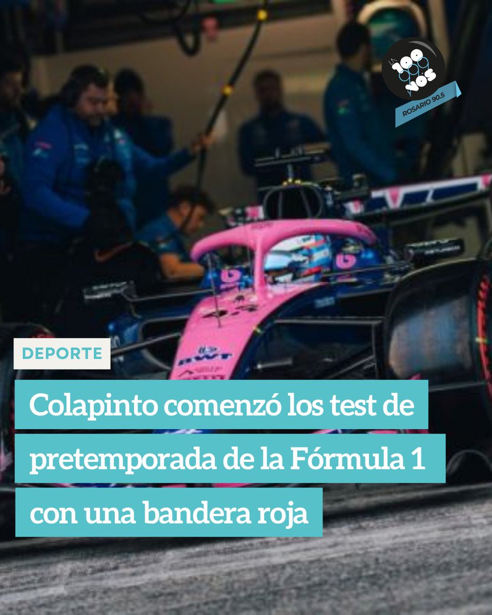 🏁El corredor argentino salió a pista este miércoles en Baréin y su Alpine sufrió una falla técnica en el motor. El más rápido de la sesión fue el ex campeón del mundo, Max Verstappen, con 1:35.433 a bordo de su Red Bull.