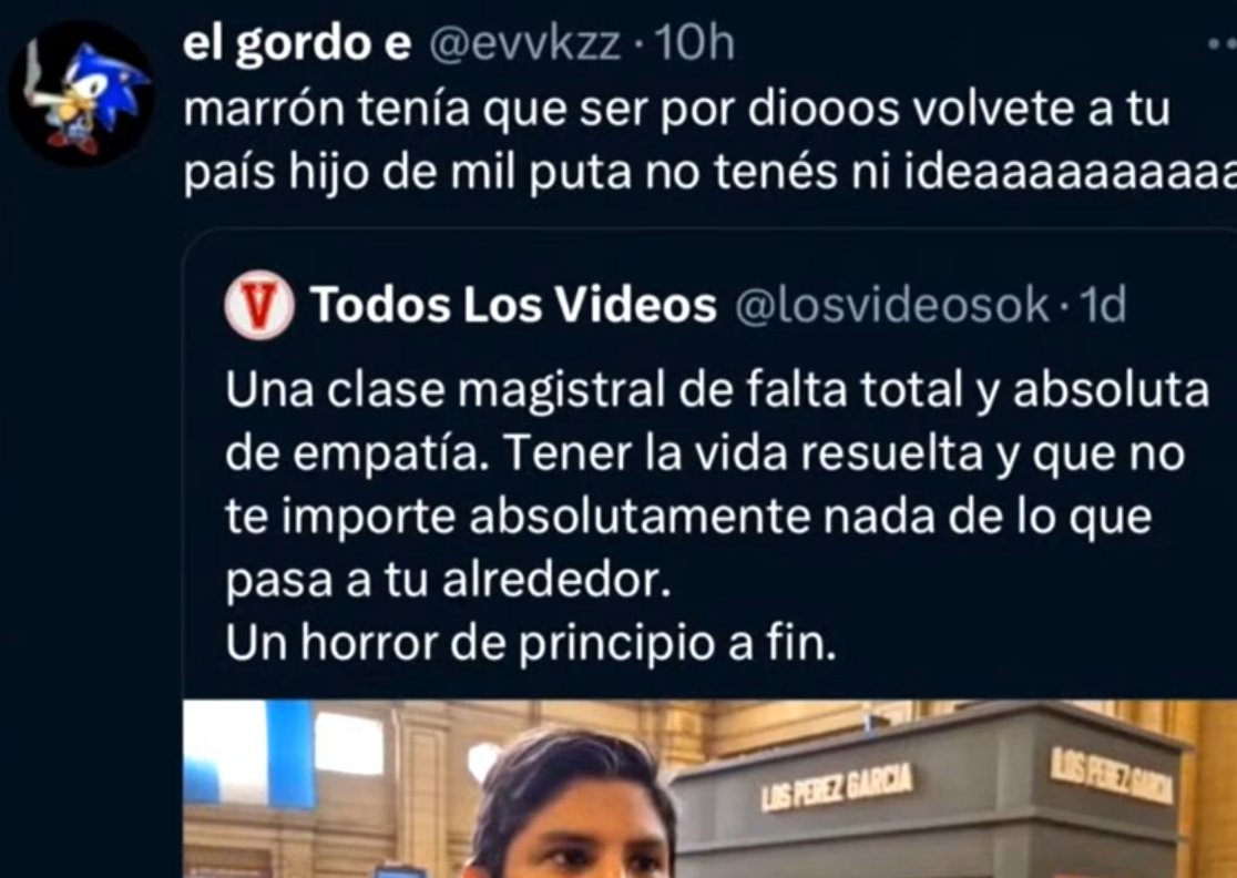 ElGordoEdicion's tweet photo. @Diego66247434 @Elucho01 @memesdelprofe Son un asco de persona, los odian, aunque vengan a TRABAJAR! a formar familia, a que sus hijos estudien, como personas DE BIEN productivas para la sociedad. Los odian, su racismo y xenofobia no los deja ver. https://t.co/qCUDGNFTXH