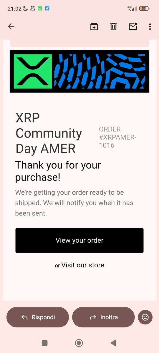 I GOT IT I LOVE YOU RIPPLE 🌊🌊🌊

I hope thats signed by Brad my goat