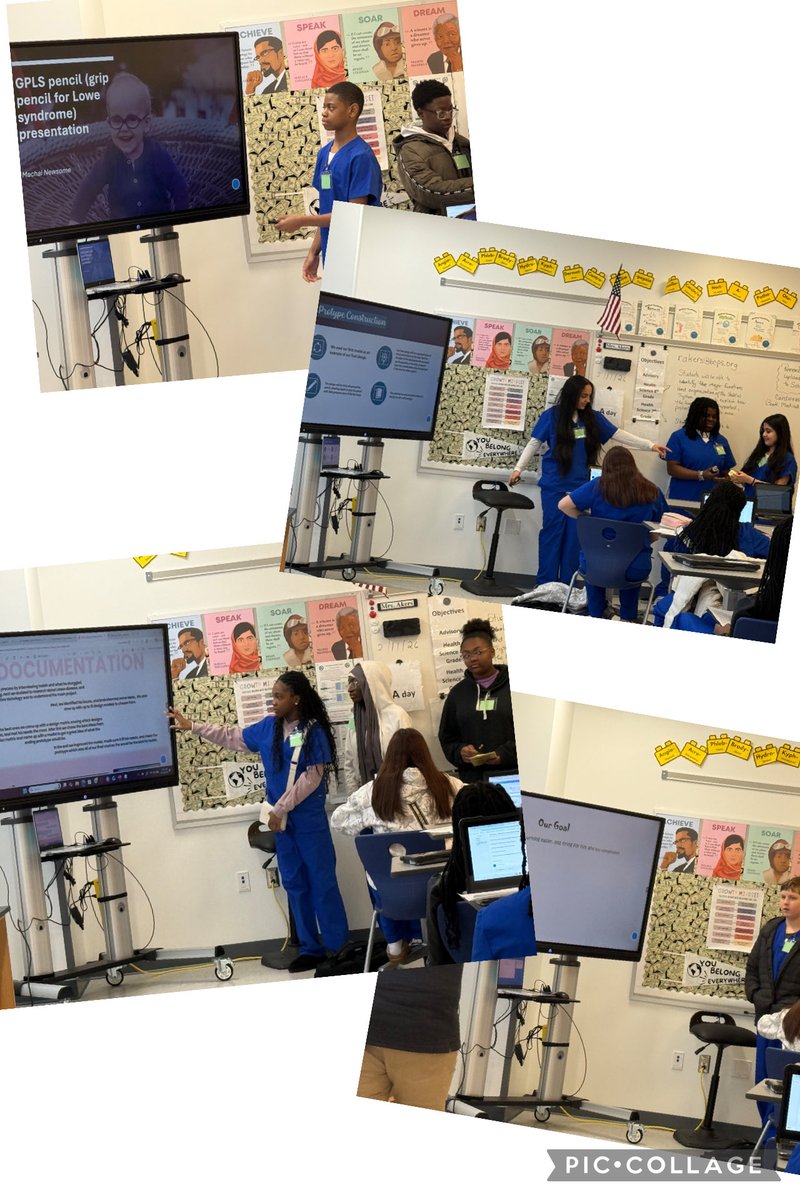 MiVidaMParham's tweet image. Syndrome. Symptom. Design. Prototype! Heard in 7th grade #HealthScience at Nottingham MS. Amazing partnership w/@Purdue #EPICS program! @CTE_BaltCoPS  students using #biomedical &amp;amp; #engineering skills to create adaptive solutions for classmates w/disabilities. #CTEMonth #TeamBCPS