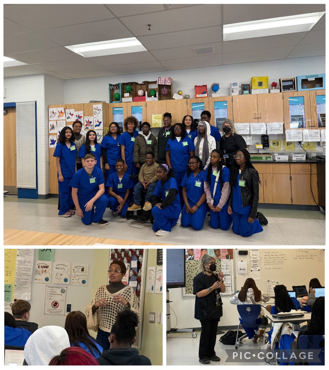 MiVidaMParham's tweet image. Syndrome. Symptom. Design. Prototype! Heard in 7th grade #HealthScience at Nottingham MS. Amazing partnership w/@Purdue #EPICS program! @CTE_BaltCoPS  students using #biomedical &amp;amp; #engineering skills to create adaptive solutions for classmates w/disabilities. #CTEMonth #TeamBCPS