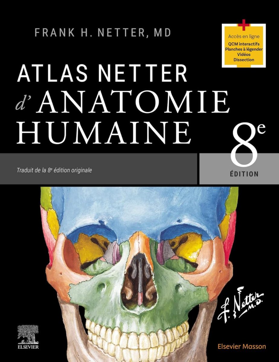 MedecineDe's tweet photo. Exclusif : 
Atlas Netter d'anatomie humaine 8e édition
https://t.co/yY3l7tZzYM
#Netter 
#Anatomie https://t.co/JiRwTXBBBH