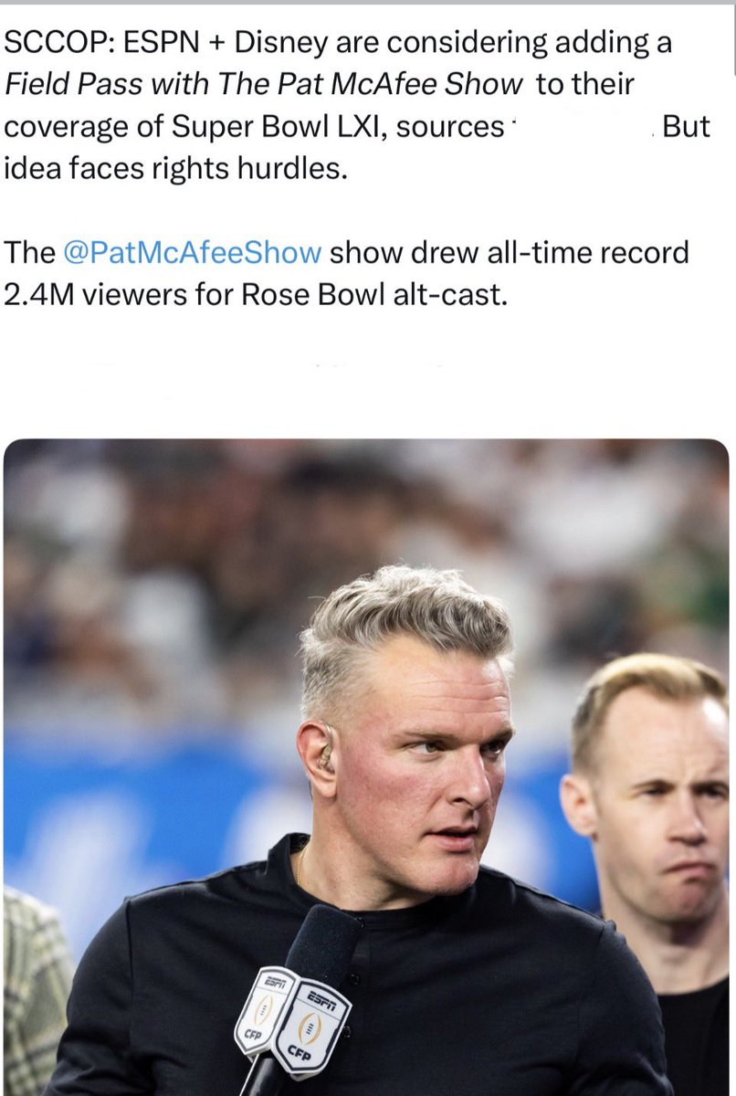 BREAKING: Source(s) tell me that the rights hurdle is very hurdle-able

Would be absolutely bonkers

#FOOTBALL