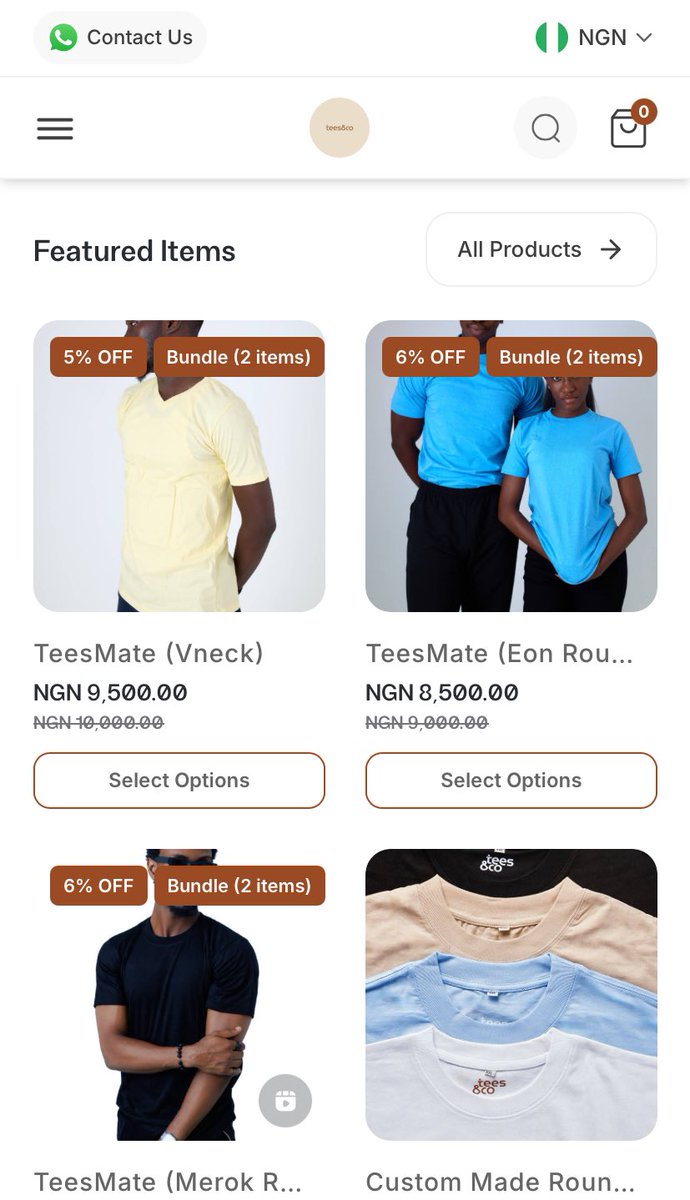 Hi fellow vendors,
Got product bundles? You can list them on <a href="/CatlogShop/">Catlog 🛍 (Techstars NYC 24')</a>!

It’s just ₦25,000 per month, and here’s the best part: if you run multiple businesses, you can set them all up under the same subscription at no extra cost. 🚀