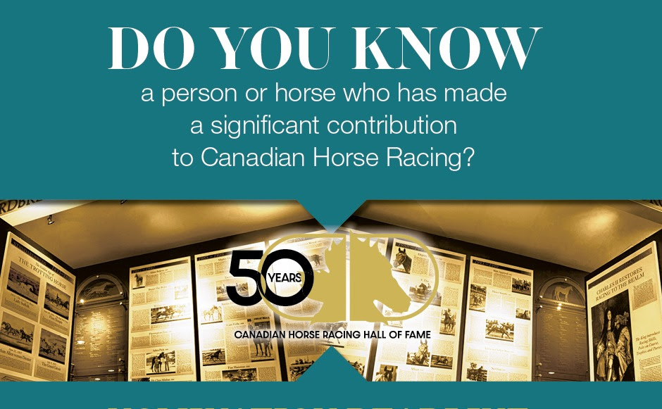 🏆 Now Accepting Legend Category Nominations 🏆

The Canadian Horse Racing Hall of Fame is seeking nominations for the Legend category — honouring the pioneers, trailblazers, and historic horses who shaped Canadian racing.

Eligible nominees made their impact 50+ years ago.
