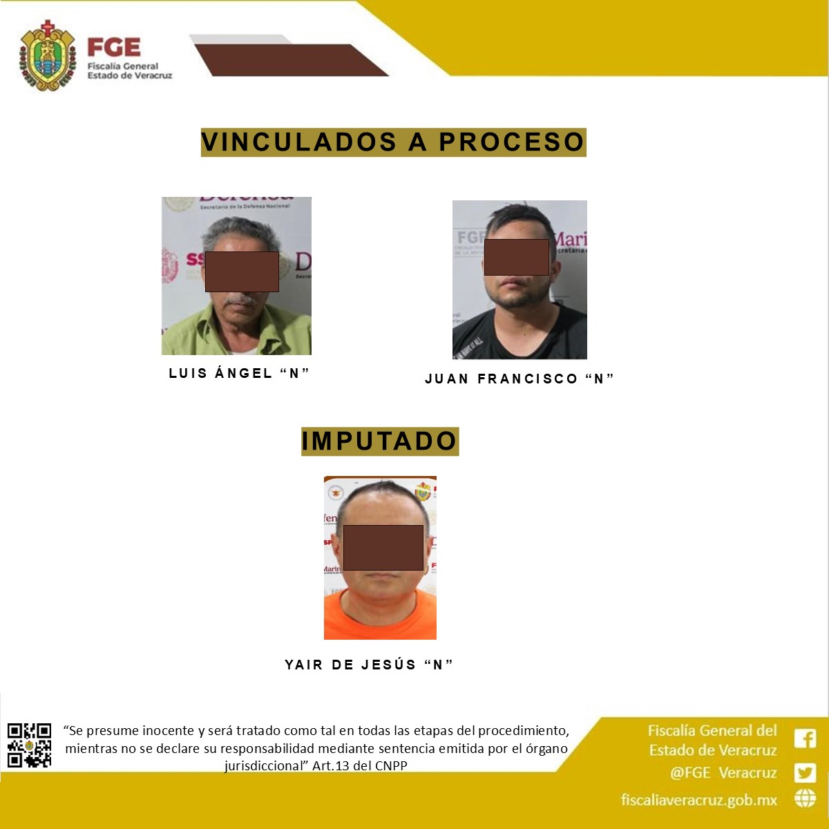 En #Córdoba, UECS obtiene una vinculación a proceso y en Poza Rica una imputación, ambas por secuestro agravado horacero.mx/2026/02/11/en-… <a href="/FGE_Veracruz/">FGE Veracruz</a>