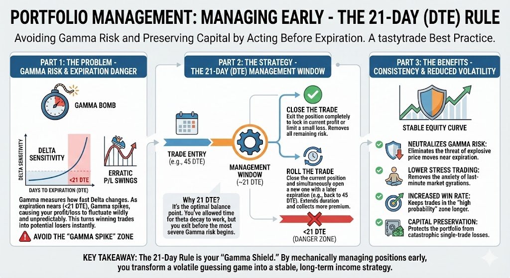 cupcake_trader's tweet image. I've had a little break the last week (took a City break and time away)

Back now and here's a gem from @tastyliveshow and @jschultzf3 brilliant Options for Beginners video. 

Classic 21dte explanation. #OptionsTrading #optionselling #thetagang