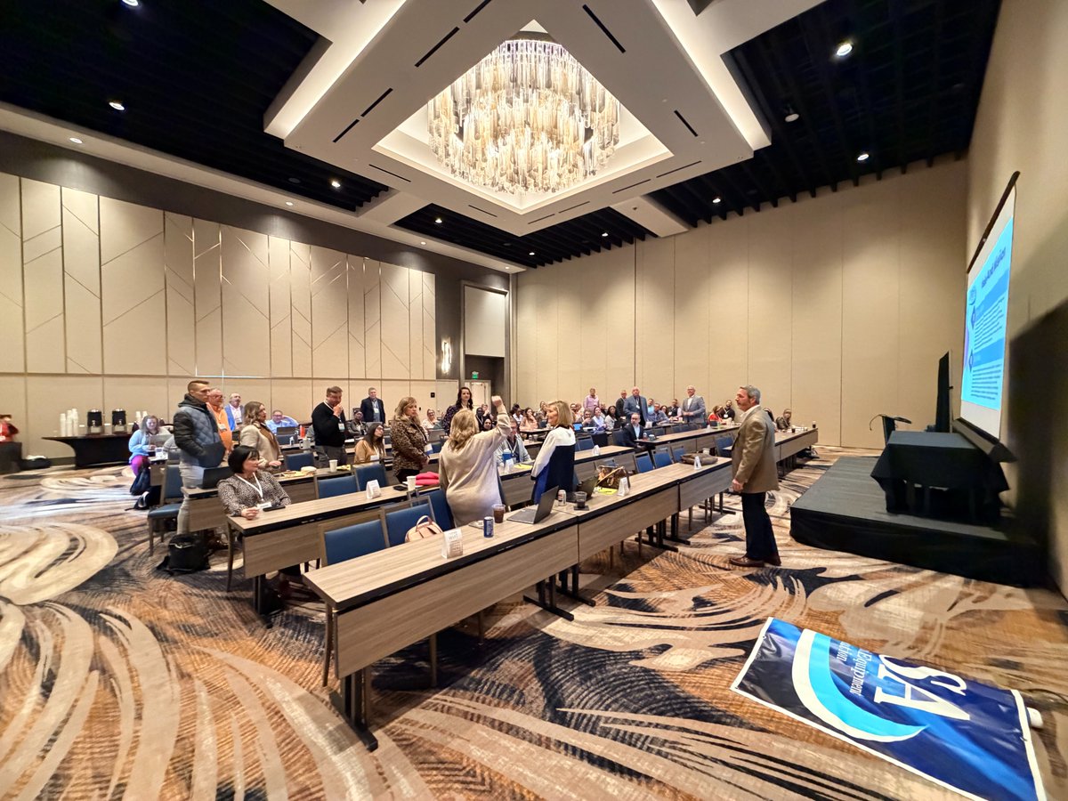 ACMESAHME's tweet photo. ACMESA's out going President  Chris Burgess leading the charge and introducing the new 2026 Board of Directors! https://t.co/1evVO5sr0T