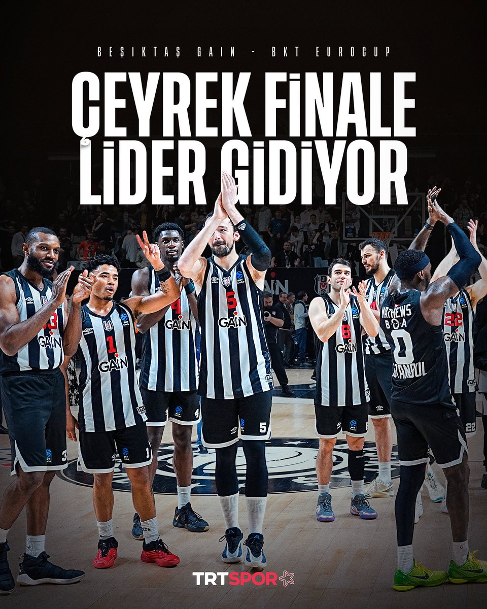 🇹🇷Beşiktaş GAİN lider olarak çeyrek finalde!

🏀 Temsilcimiz, JL Bourg'un Buducnost'a yenilmesiyle B Grubu'nu zirvede tamamladı finale kadar olan süreçte saha avantajını elde etti.