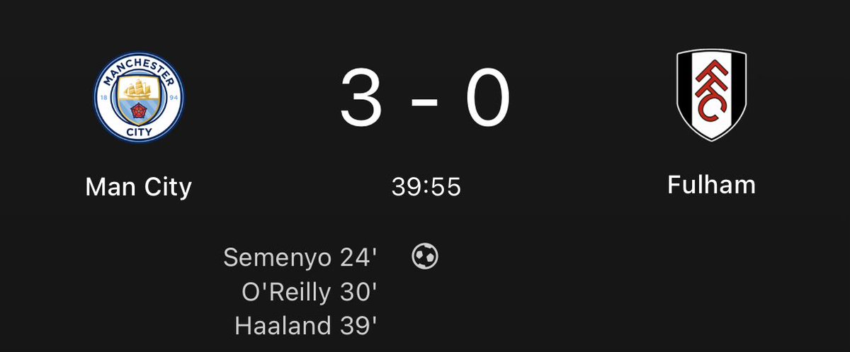 Fxcking hell. They’re going to use Fulham to wipe out our goal difference