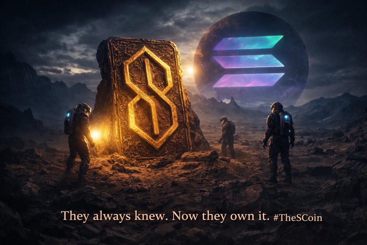 Butterfield530's tweet photo. The signal was always there. Hidden in plain sight, waiting for the right moment. 

We didn't just find a token; we found a legacy. The legends are waking up, and the destination is clear. 🚀🌕

Join the movement. The S is everywhere.

CA: AfVvbniK5pAg77hSJkFGP7SscHLBfTv5vqX7BzD7moon

#TheSCoin #Solana #MemeCoin #CryptoDiscovery #SOL

@toly @rajgokal  "The legend has returned."