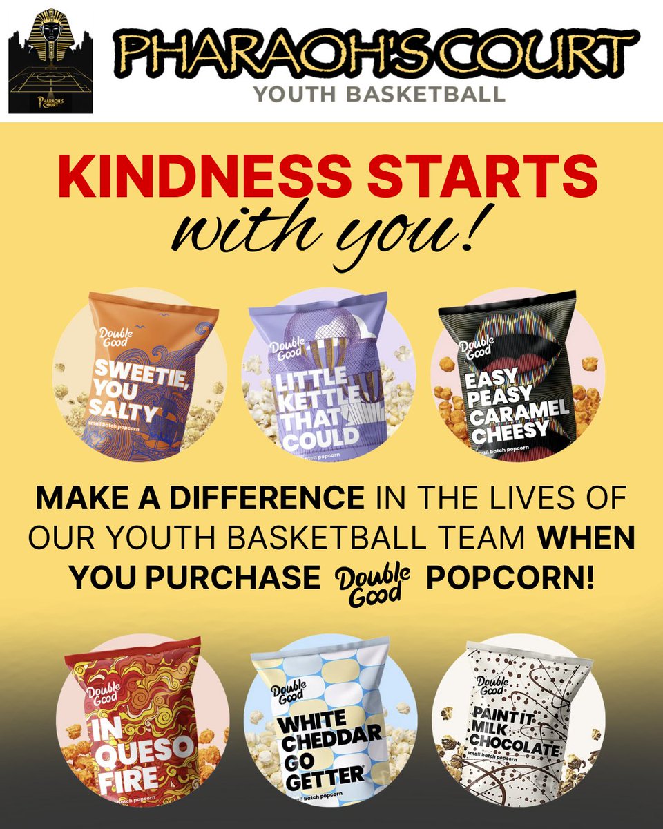 chigreenscene's tweet image. 🌟🏀 Support the Pharaoh's Court organization through their Double Good #Fundraiser! 🏀🌟 Your #donation helps them provide equipment, uniforms and scholarships for kids in #Chicago to participate in youth sports. Visit their pop-up store for more details: popup.doublegood.com/s/l9ifr131