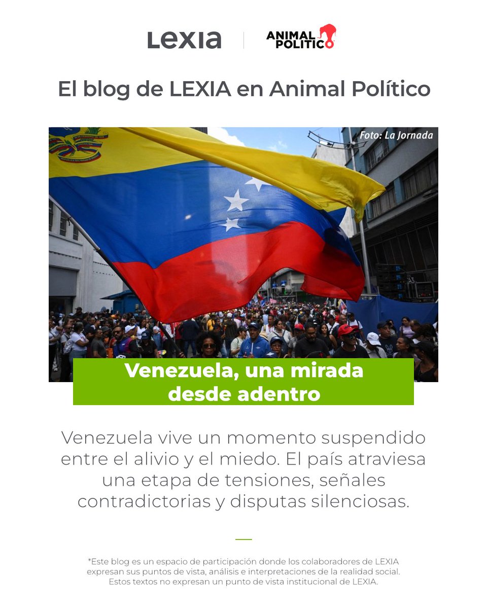 Venezuela, una mirada desde adentro: tensa calma y la esperanza de una justicia transicional por  Ida Vanesa Medina Padrón en <a href="/Pajaropolitico/">Animal Político</a>

Consulta el artículo en: ow.ly/b3Uo50YcYn1