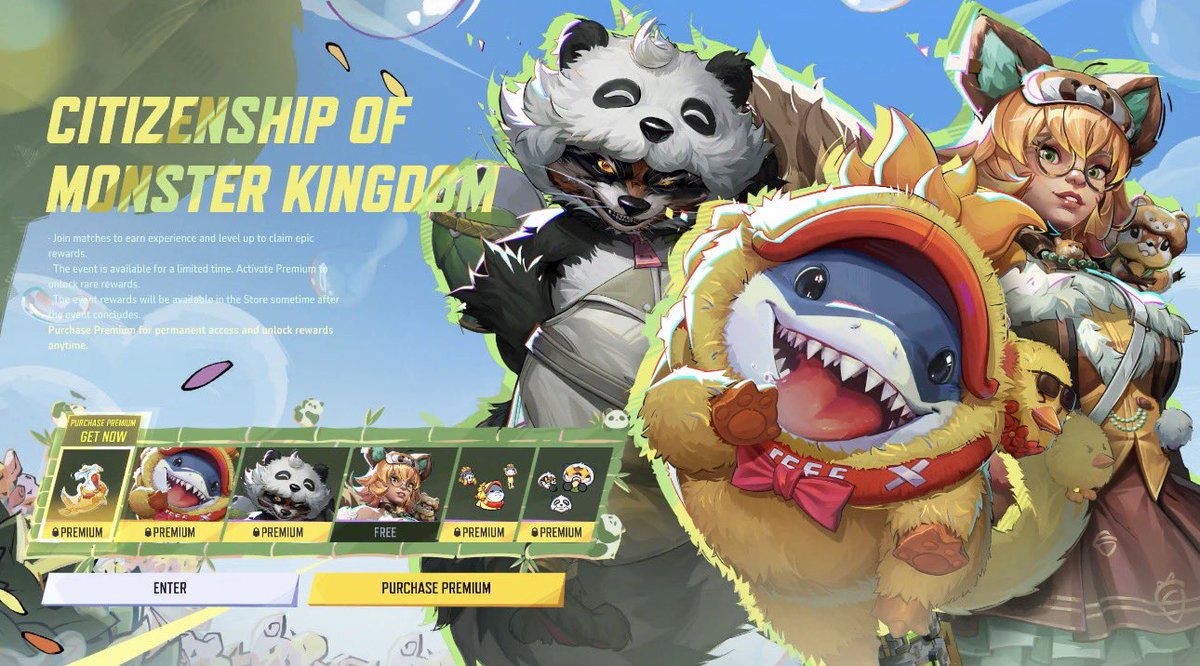 Marvel Rivals Citizenship of Monster Kingdom Pass Giveaway!

1 Winner will receive enough lattice to obtain the Monster Kingdom Pass!

➡️ To enter
✅ Follow <a href="/Snowbelltime/">Doc</a> &amp; <a href="/Rivals_Leaks/">Rivals Leaks</a> 
✅ Like!
✅ Retweet!
✅Comment!

This Giveaway will end February 13th 3pm EST! #MarvelRivals