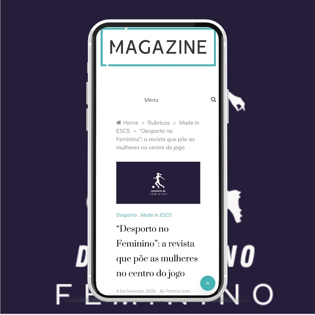 Nos últimos meses tenho andado mais desaparecido e com menos conteúdos, a ESCS tem sido uma segunda casa desde setembro e é com imenso orgulho que vejo o Desporto no Feminino ser destacado na ESCS Magazine. Mas vão surgir em breve mais novidades. 💜