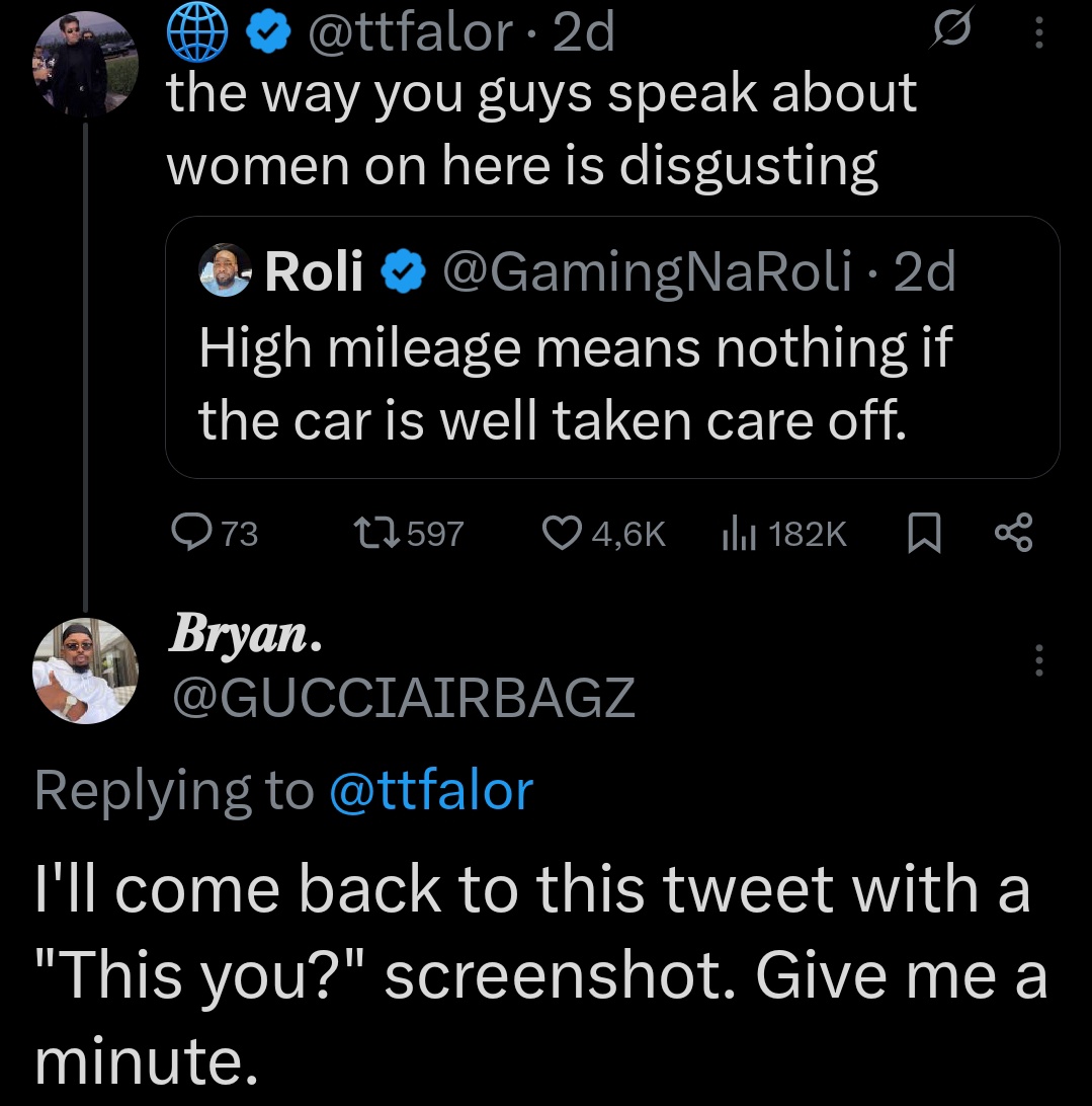 GUCCIAIRBAGZ's tweet photo. Tbf I told him https://t.co/WbNqHqQeQZ