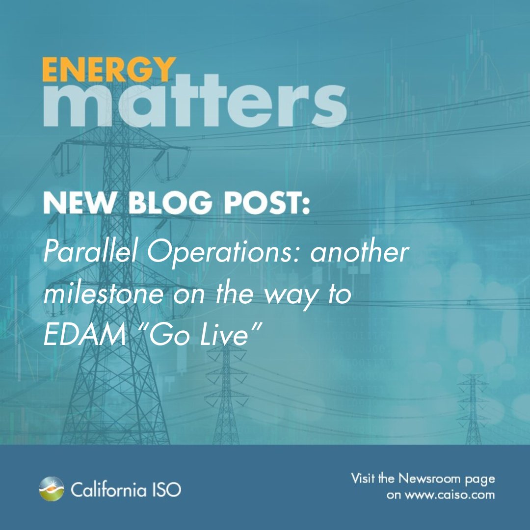 California ISO tweet media