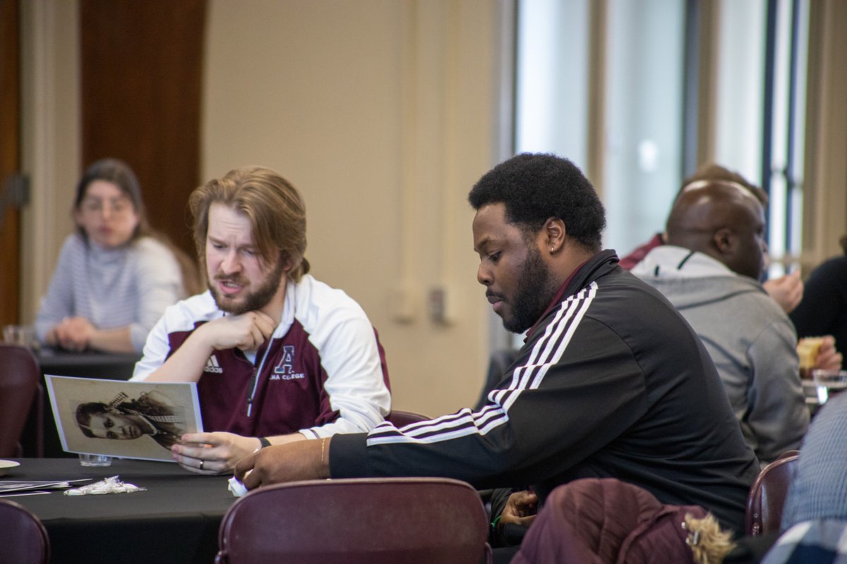almacollege's tweet photo. Alma’s Soup and Substance gave staff and faculty the chance to share a meal while celebrating the 100th anniversary of Black History Month. https://t.co/aFcX5aKIA9