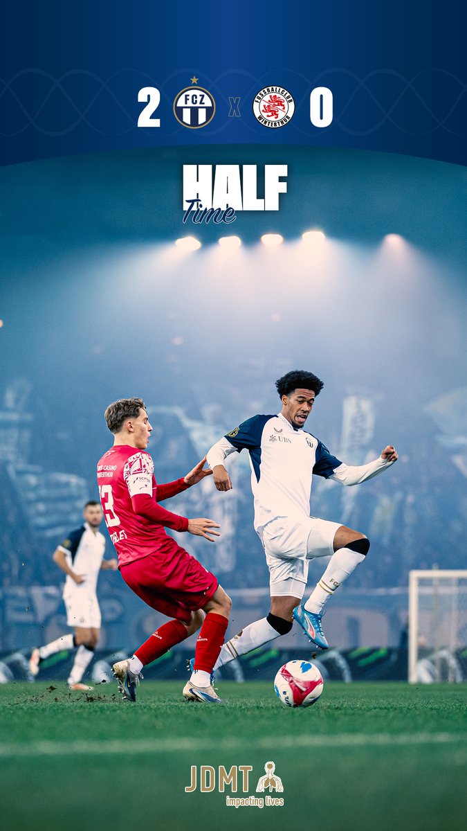 𝐇𝐚𝐥𝐛𝐳𝐞𝐢𝐭 𝐢𝐦 𝐋𝐞𝐭𝐳𝐢𝐠𝐫𝐮𝐧𝐝

Wir führen nach 45 Minuten mit 2:0.