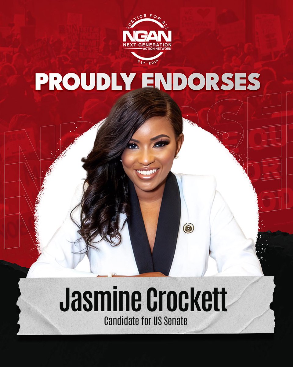 Texas is facing a defining moment.

As fundamental human and civil rights are being dismantled across this country, we cannot afford timid leadership or soft approaches to hard fights. That is why the Next Generation Action Network is proud to endorse Congresswoman Jasmine