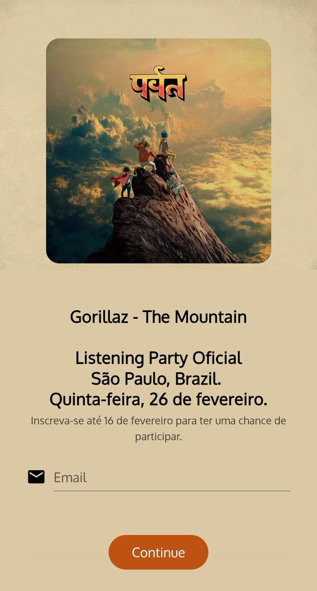 ATENÇÃO - Abriu a lista para inscrição da Listening Party no Rio e em São Paulo, o evento vai rolar no dia 26 na próxima Quinta-Feira. Inscrevem-se para garantir seu lugar! 
gorillaz.ffm.to/listeningparti…