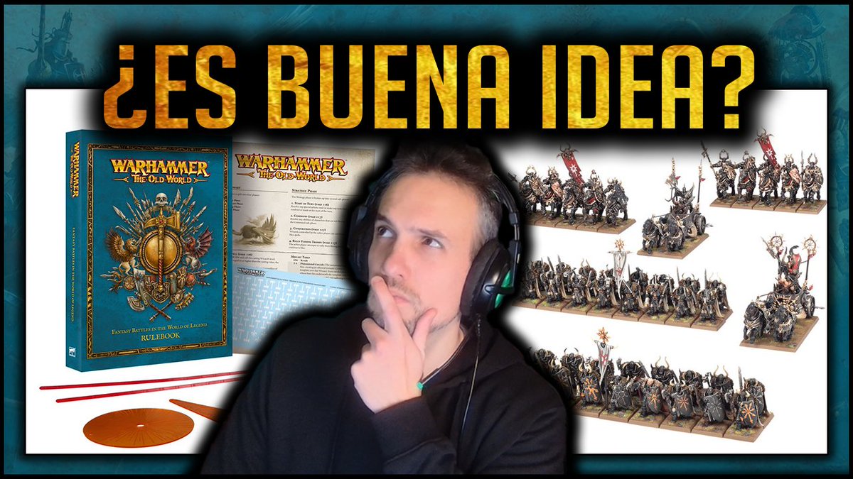 ¿Merece la pena empezar en Warhammer The Old World en 2026? 

En este video me rencuentro con mis orígenes en el hobby. Analizo el estado del juego, sus ejércitos, comunidad, precios, dificultad y su futuro dentro de Games Workshop.

youtube.com/watch?v=JPPPQ8…

#WarhammerCommunity