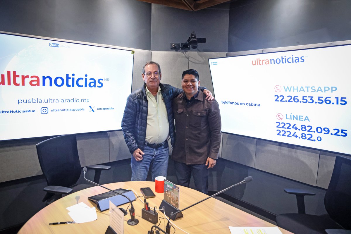 omarmunooz's tweet photo. Agradezco a Fernando Canales por la invitación a Ultra Noticias Puebla, un espacio muy importante para compartir con la ciudadanía las acciones en materia de seguridad que hemos implementado en beneficio de las familias de #Cuautlancingo.
Fue un gusto dialogar y dar a conocer los avances, estrategias y resultados que estamos impulsando para fortalecer la tranquilidad y el bienestar de nuestro municipio. La seguridad es una prioridad permanente de nuestra administración, y continuaremos trabajando de manera coordinada para garantizar entornos más seguros para todas y todos.

#Entrevista
#EsHistórico
#TradiciónYFuturo