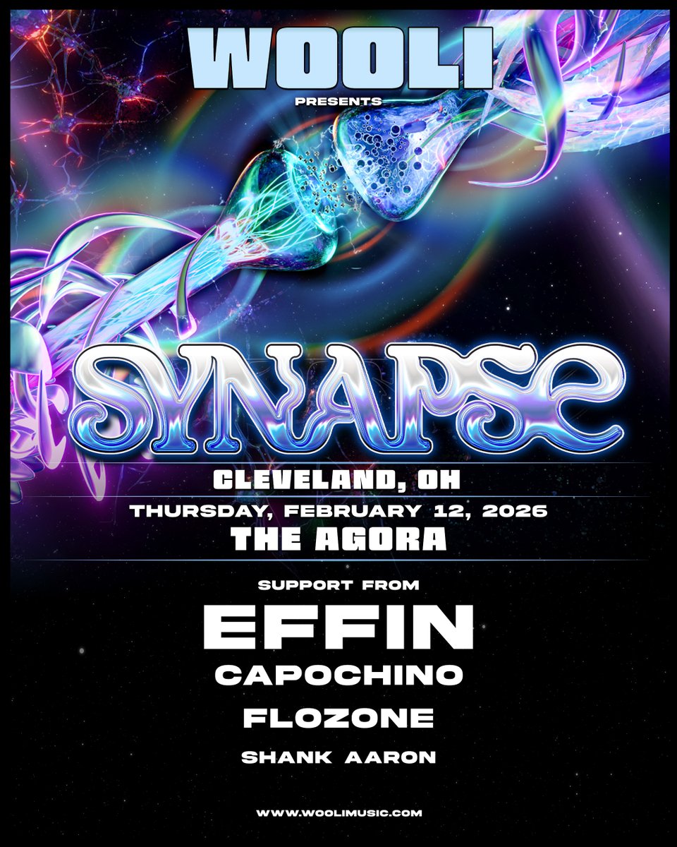 AgoraCLE's tweet photo. 🧬 TONIGHT 🧬

@WooliMusic
@EffinOfficial
@CapochinoMusic
@FlozoneBass
@ShankAaron

Doors: 7:30PM | https://t.co/PfA2EuMsZF https://t.co/jXgHFwfoGh
