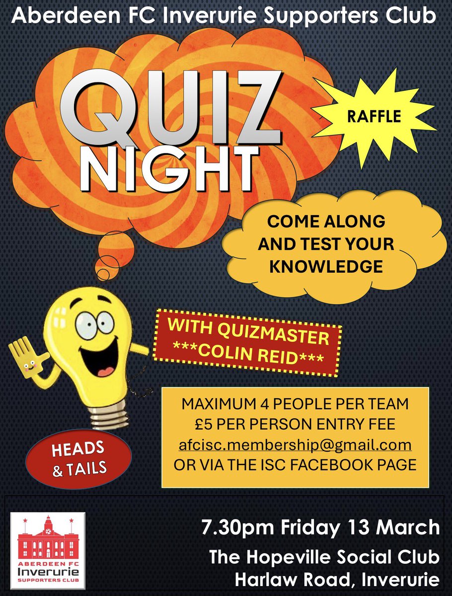 Aberdeen FC Inverurie Supporters Club tweet media