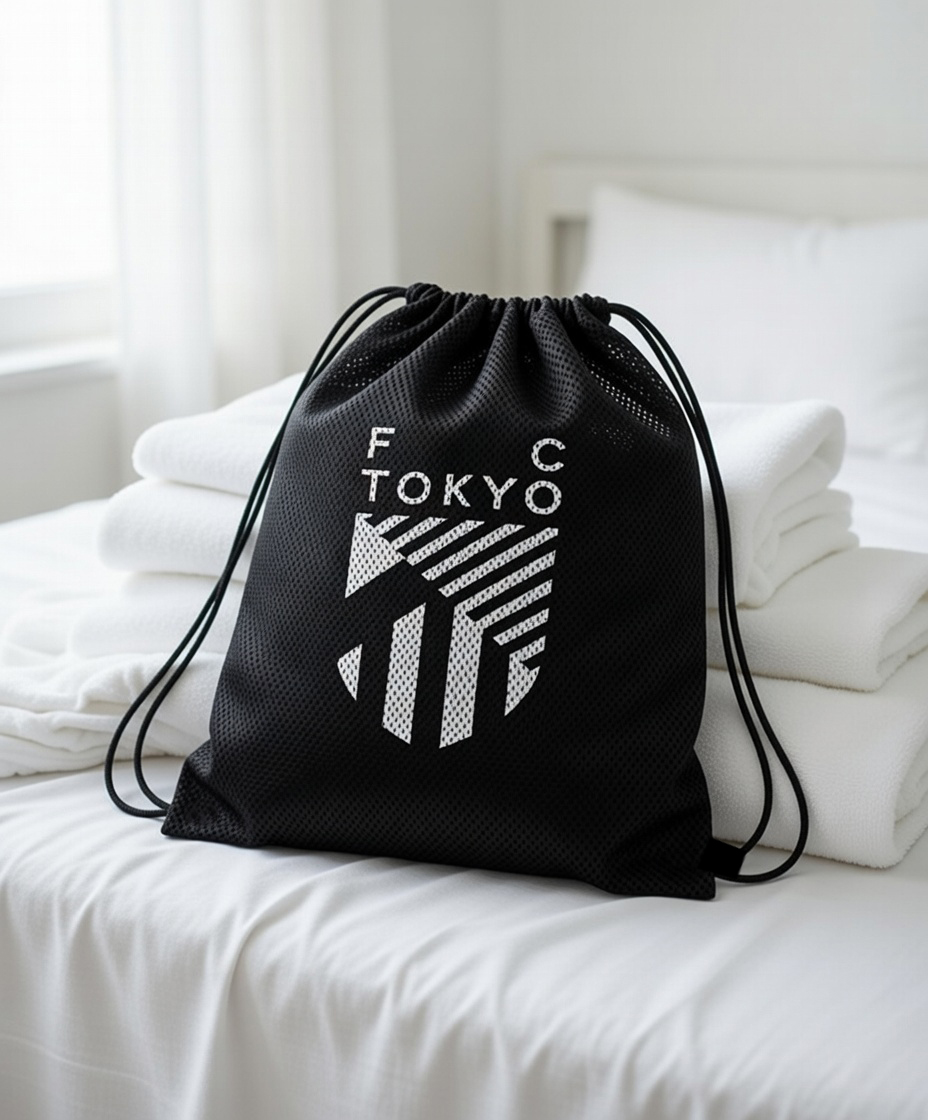 東京ガスFC FC東京 ナップザック ナップサック リュック バッグ バック カ 🟦ピックアップ🟥 FC東京のクラブエンブレムが大きくデザインされた